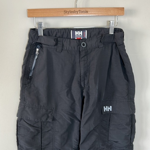 Helly Hansen Jotun Convertible Pants Black Mens Zip Off Hiking  Outdoor Sz 32 - Picture 3 of 12
